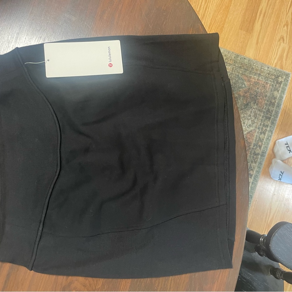 Lululemon Athletica Black Scuba Mini Skirt
